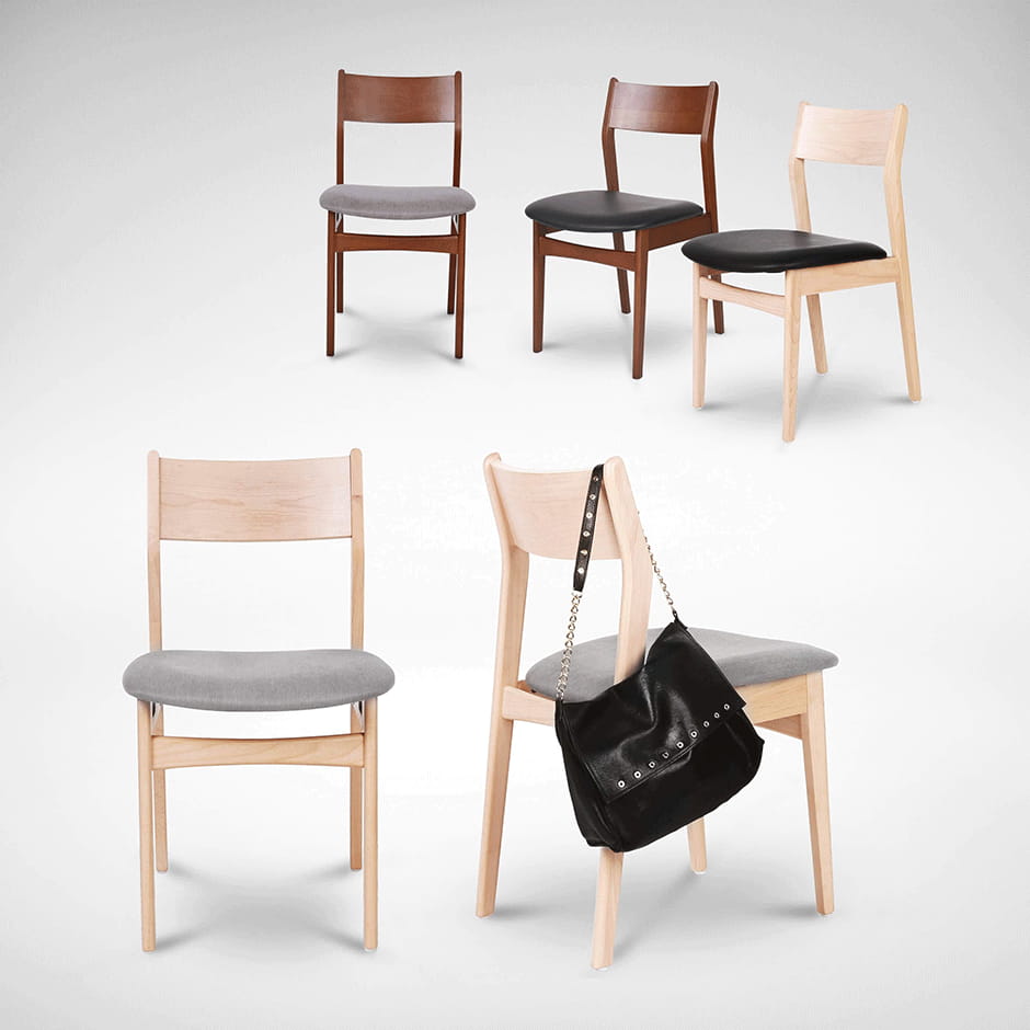 Choosing A Wood Type For Your Furniture Comfort Blog Light And Dark Colour Rubber Wood Chairs Comfort Furniture