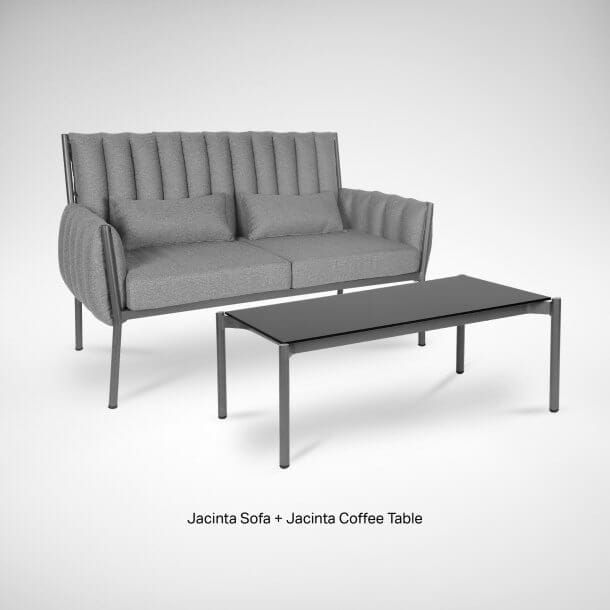 Sofa and Coffee Table Suitable for Outdoors - Comfort Furniture