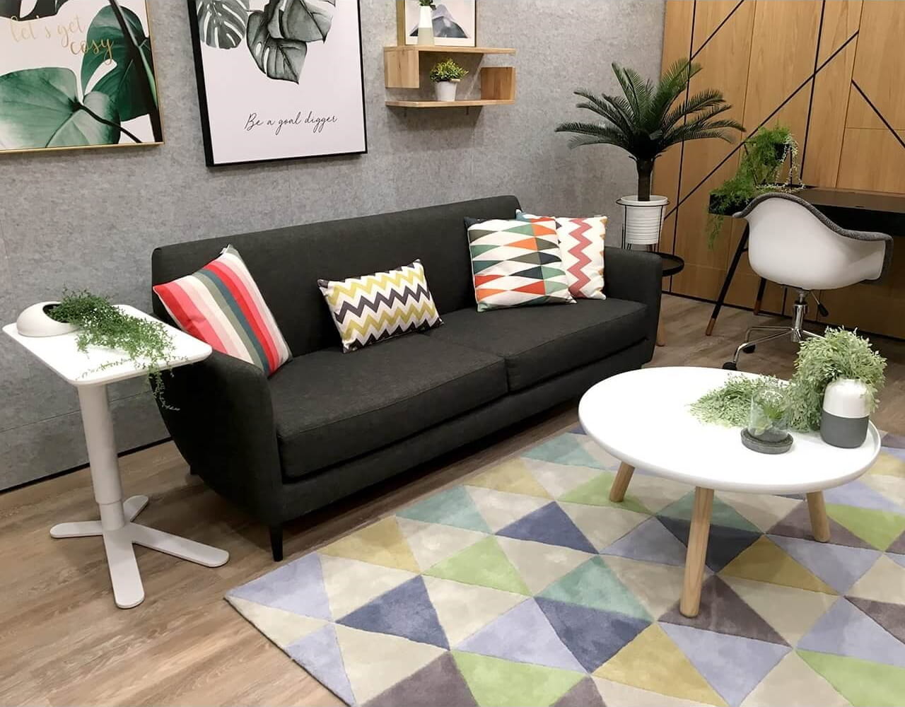 Decorate Living Room with Artificial Planters - Comfort Furniture