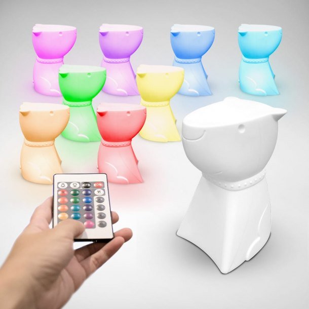 Loyal Stool with Adjustable Colour Lights - Comfort Furniture
