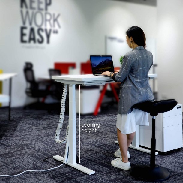 Tito Workstation at Leaning Height - Comfort Furniture