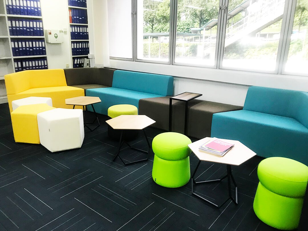 Vibrant Coloured Stools - Comfort Furniture