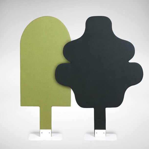 Green Themed Pulp Partition for Office Uses - Comfort Furniture