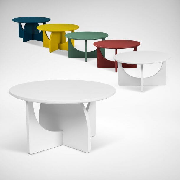 Minimalist Low Colourful Tables for Cool Interior Decoration - Comfort Furniture