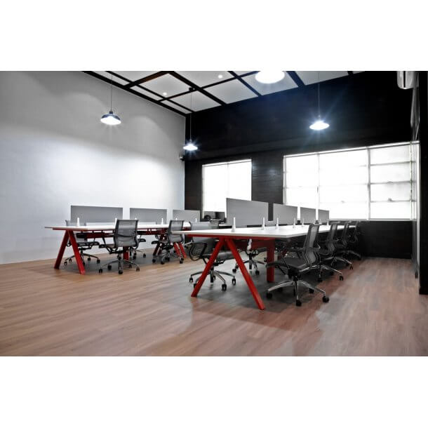 Working Space with Melamine Partition - Comfort Furniture