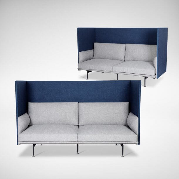 Two Seater Modern Designed Sofa - Comfort Furniture