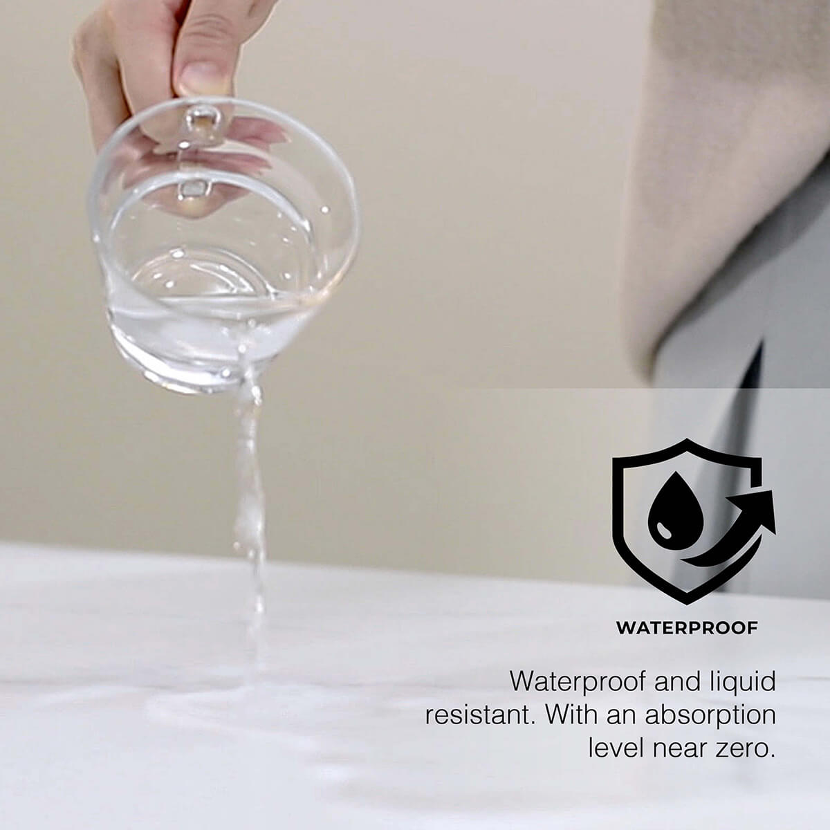 Advantages of Sintered Table include Waterproof Feature & Liquid Resistant- Comfort Furniture