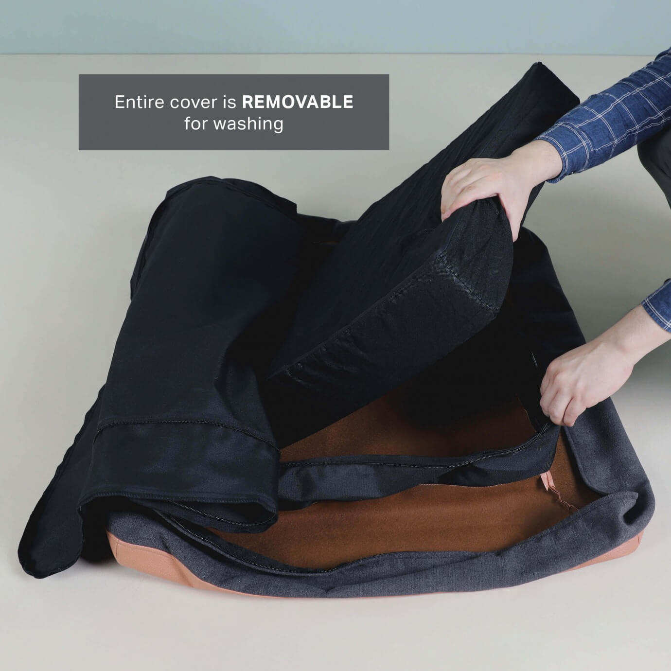 Easy to Care Baton Pet Bed with Removable & Washable Cover - Comfort Furniture