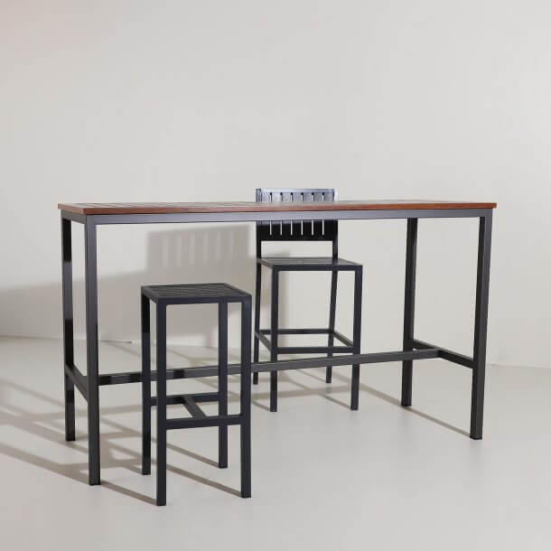 Durable and Quality Hiro Bar Table and Chairs Made of Recycled Materials - Comfort Furniture Singapore