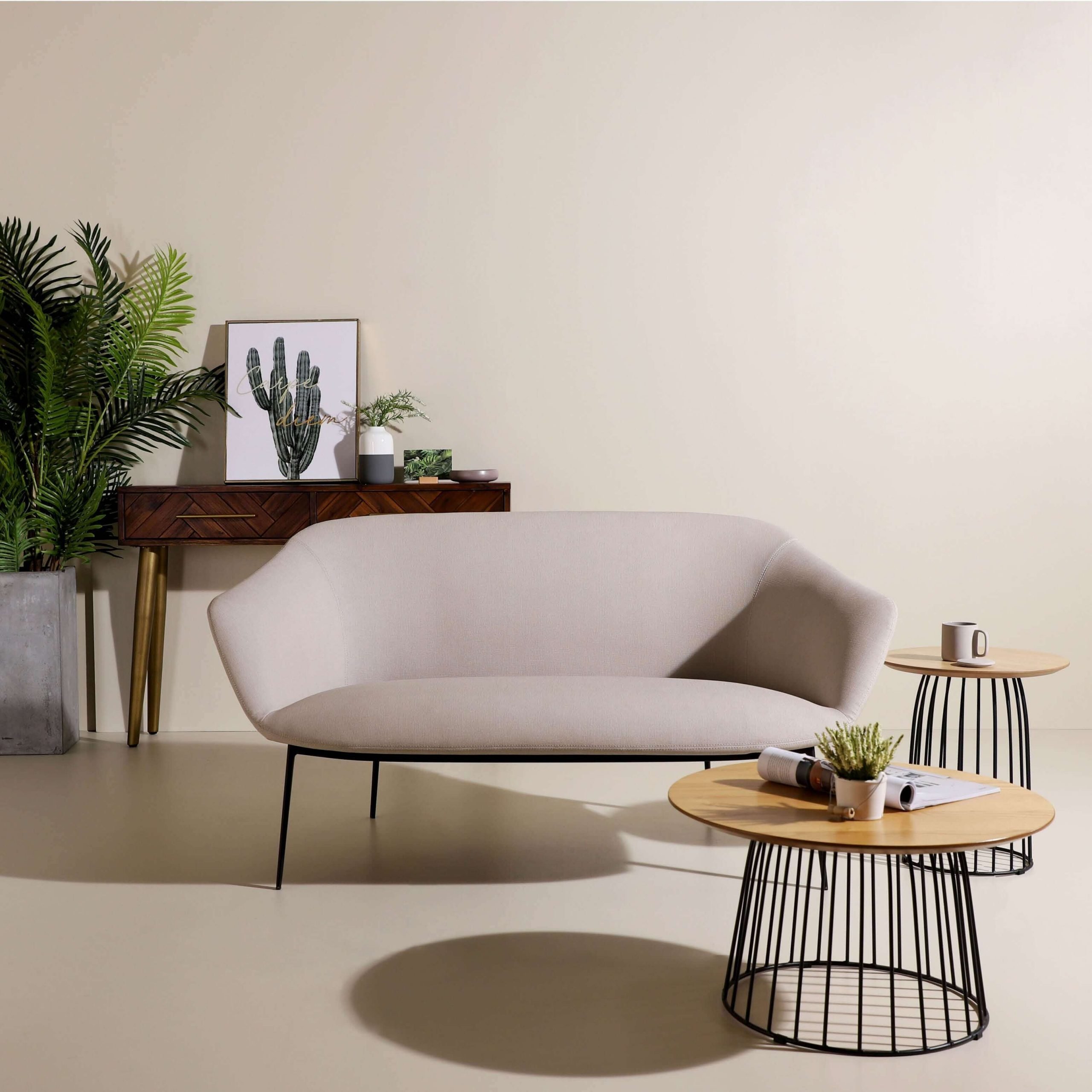 Living Room Mismatched Furniture Trends - Gillian 2 Seater Sofa - Comfort Furniture