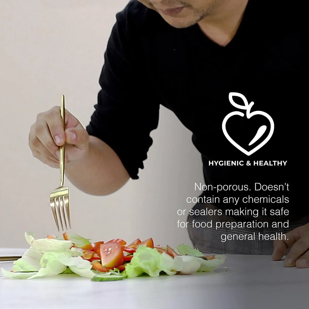 Our Hygienic & Chemical-free Sintered Stone Table Top Surface is Perfect for Food Preparation - Comfort Furniture