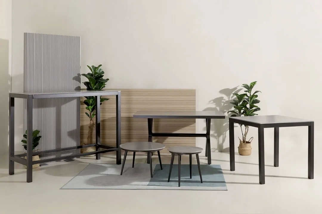 Buy Sintered Outdoor Table Collection For Modern Dining Area Setup - Comfort Furniture