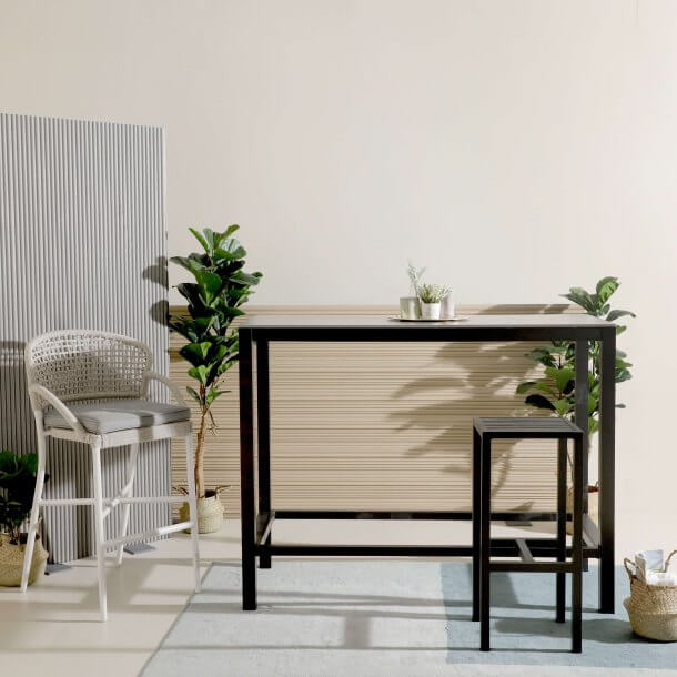 Waterproof Sintered Fossil Bar Table Are Easy to Clean - Comfort Furniture