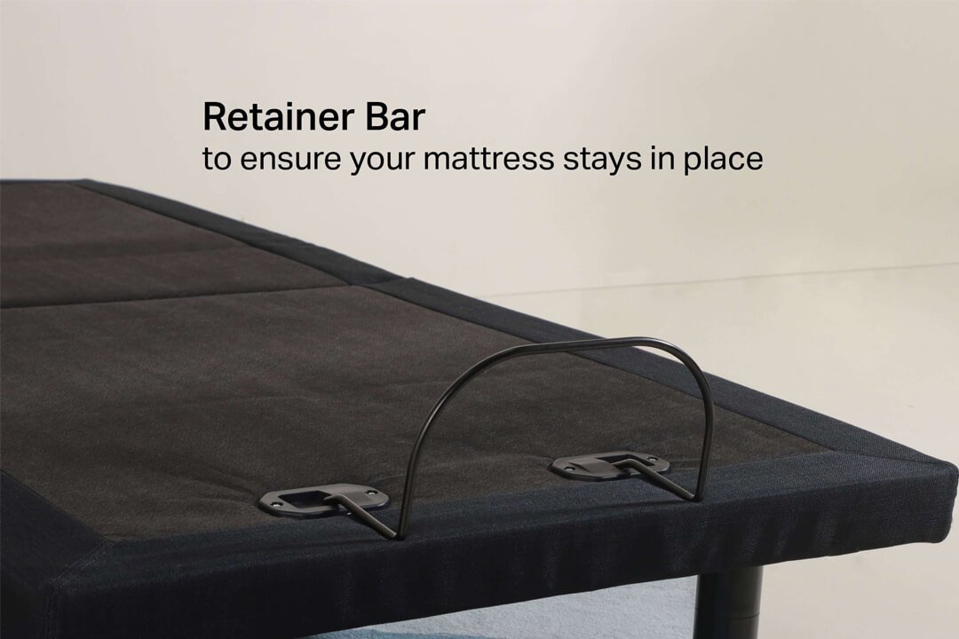 Benita Adjustable Bed Frame Designed With Retainer Bar To Keep The Mattress In Place - Comfort Furniture