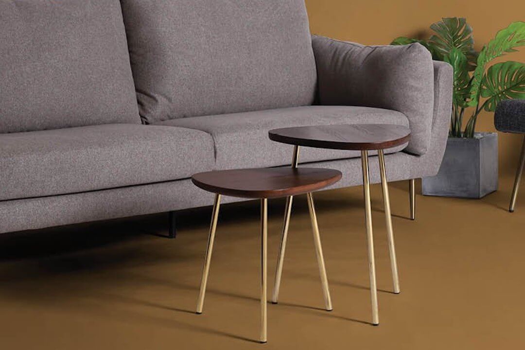 Ginette Ash Wood 3 Seater Vietta Lounger With Irvi Coffee Table - Comfort Furniture