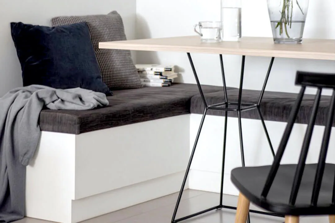 Laminated Meta Base Dining Table Has High Durability - Comfort Furniture