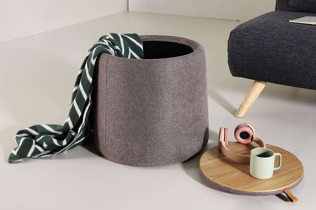 Alicia Stool Coffee Table With Storage - Comfort Furniture