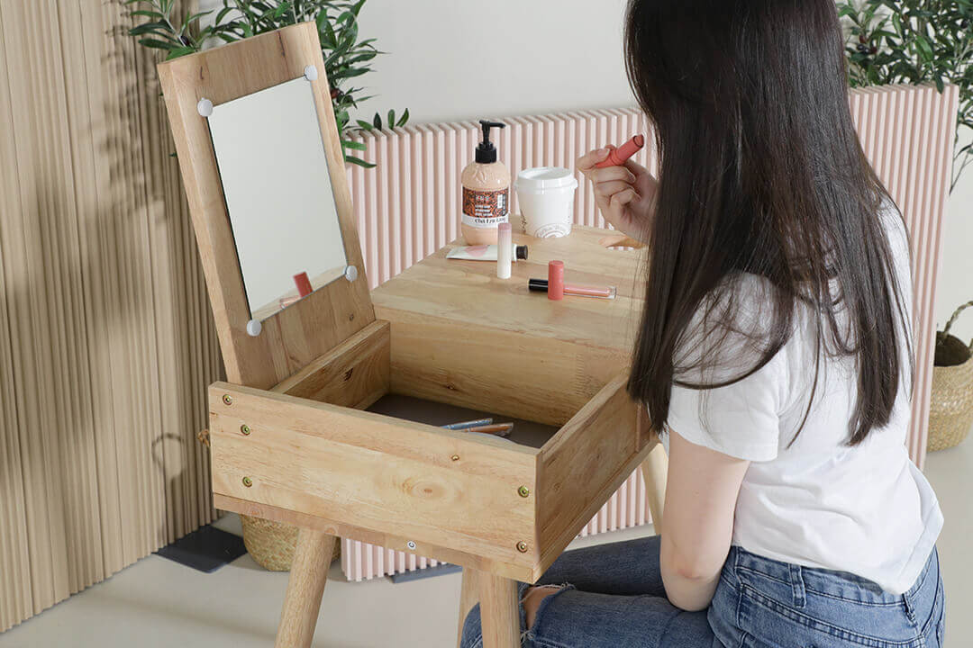 Foldable Tabletop Ballet Dresser Table - Comfort Furniture