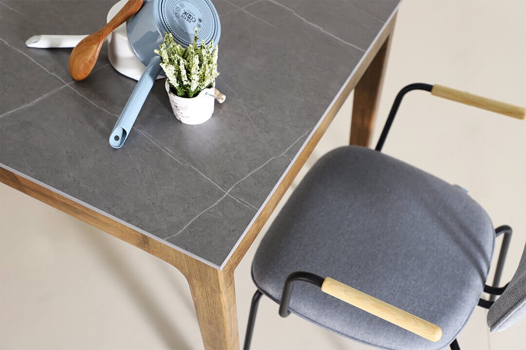 Furniture Ideas With Sintered Shiro Table And Greta ArmChair - Comfort Furniture