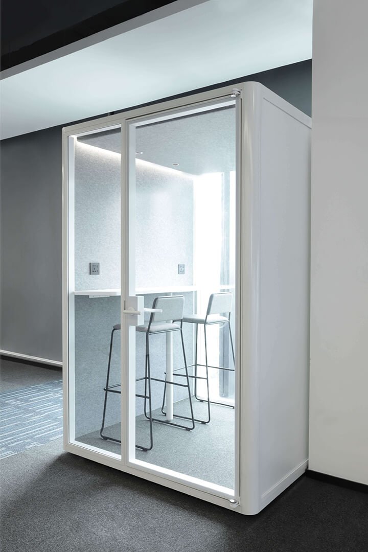 Lull Solo White Office Pods Are the Right Choice For Modern Workspace Setup - Comfort Furniture