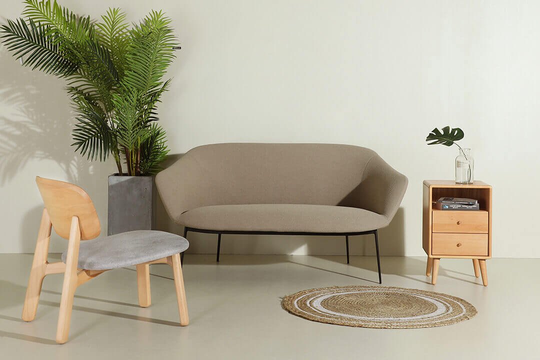 Michee Bedside Table With Storage - Comfort Furniture