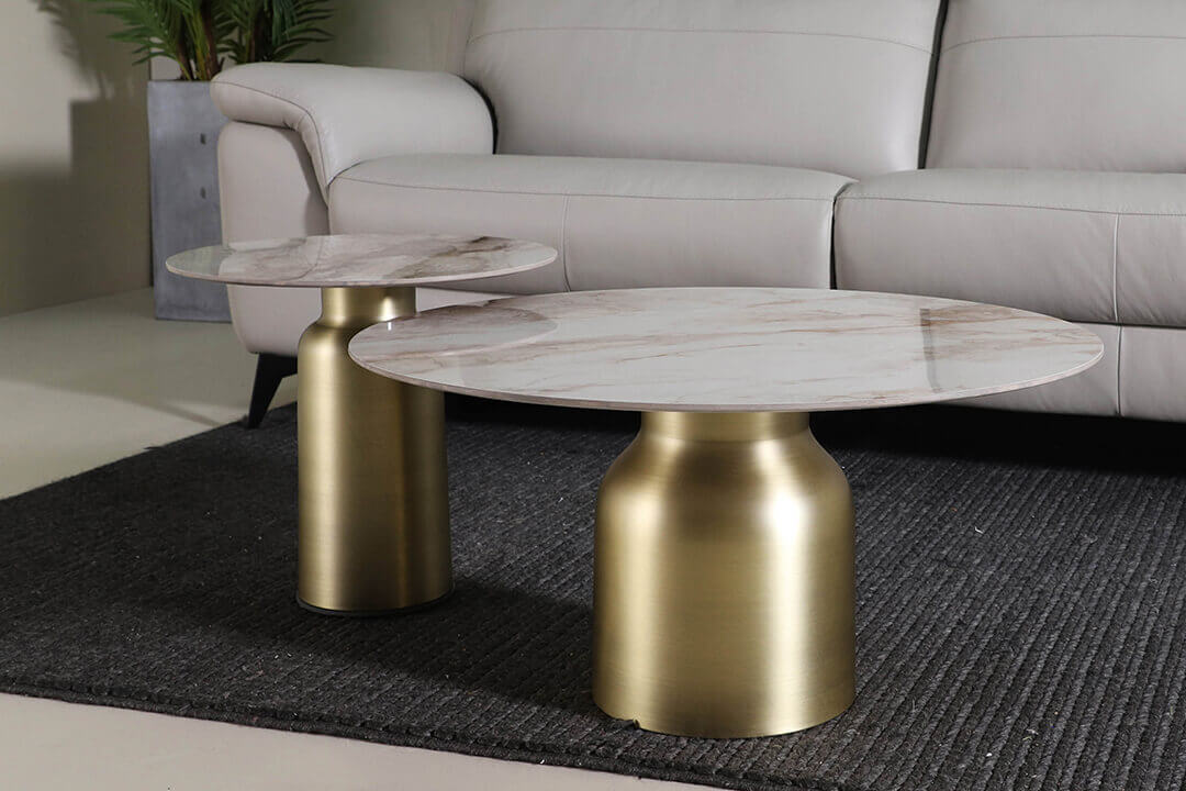 Ote Coffee Table With Ceramic Tabletop - Comfort Furniture