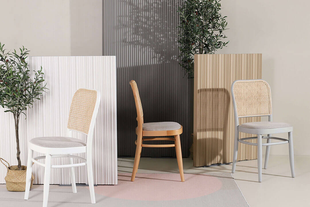 Scandinavian Design With Klopp Rattan Side Chair - Comfort Furniture