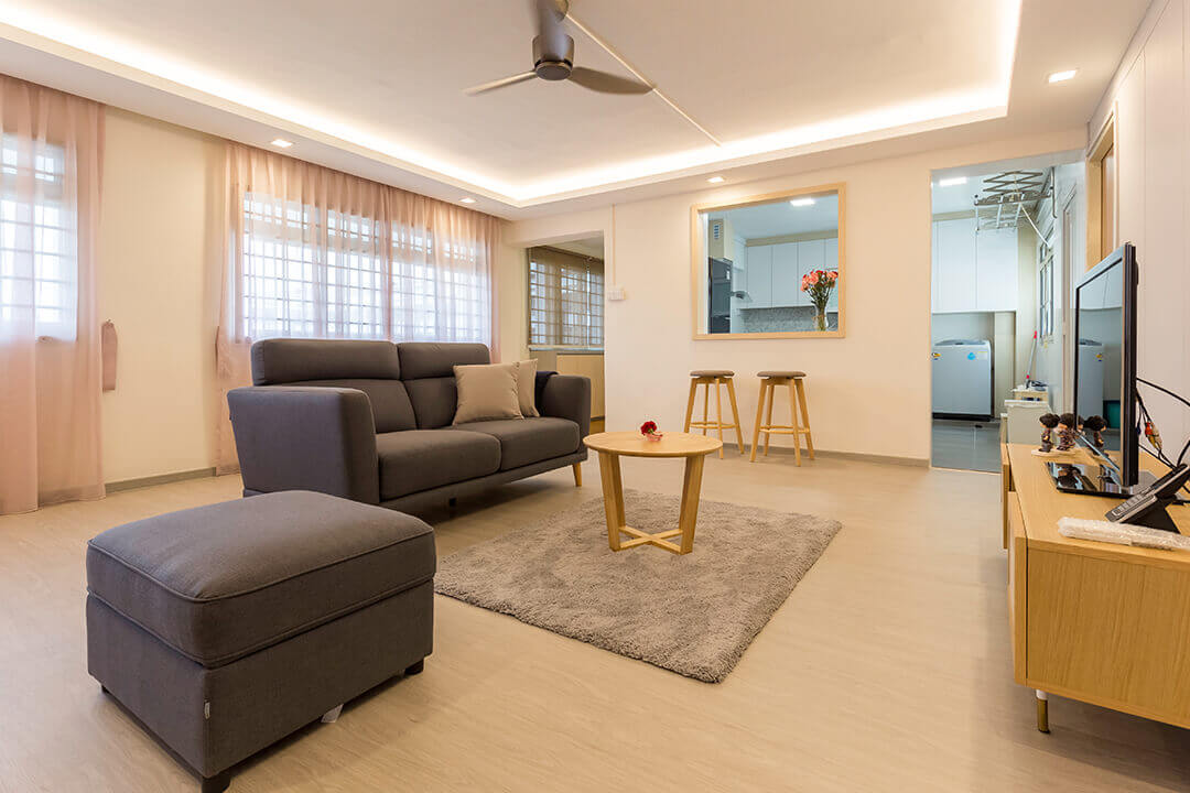 Scandinavian Wood Living Room Furniture Styling - Comfort Furniture