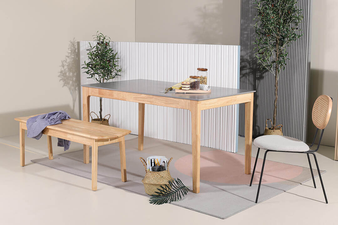 Sintered Grey Shiro Dining Table For Dining Space Design - Comfort Furniture
