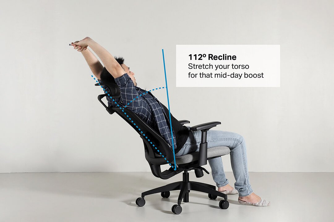Stellar Ergonomic Chair Seat Are Able To Recline Along With Backrest Reclination - Comfort Furniture