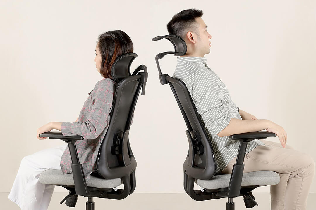 Stellar Ergonomic Office Chair With Headrest - Comfort Furniture