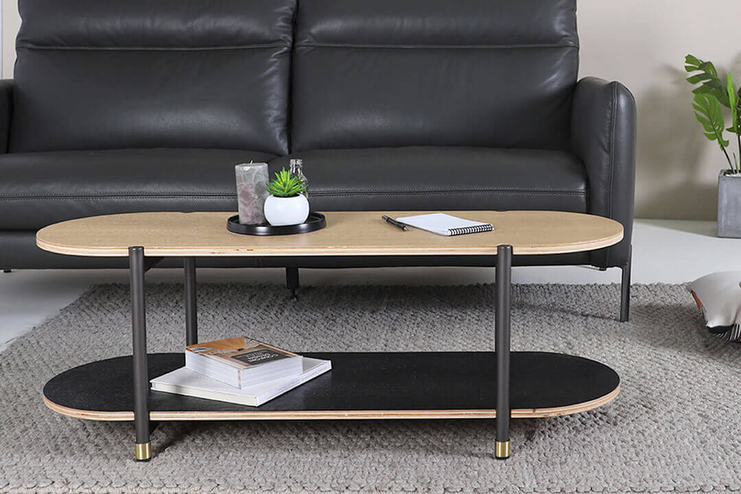 Wood Top Sora Coffee Table - Comfort Furniture
