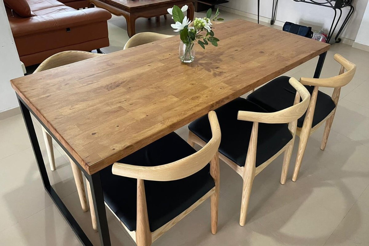 Butcher Top Dining Table - Comfort Furniture