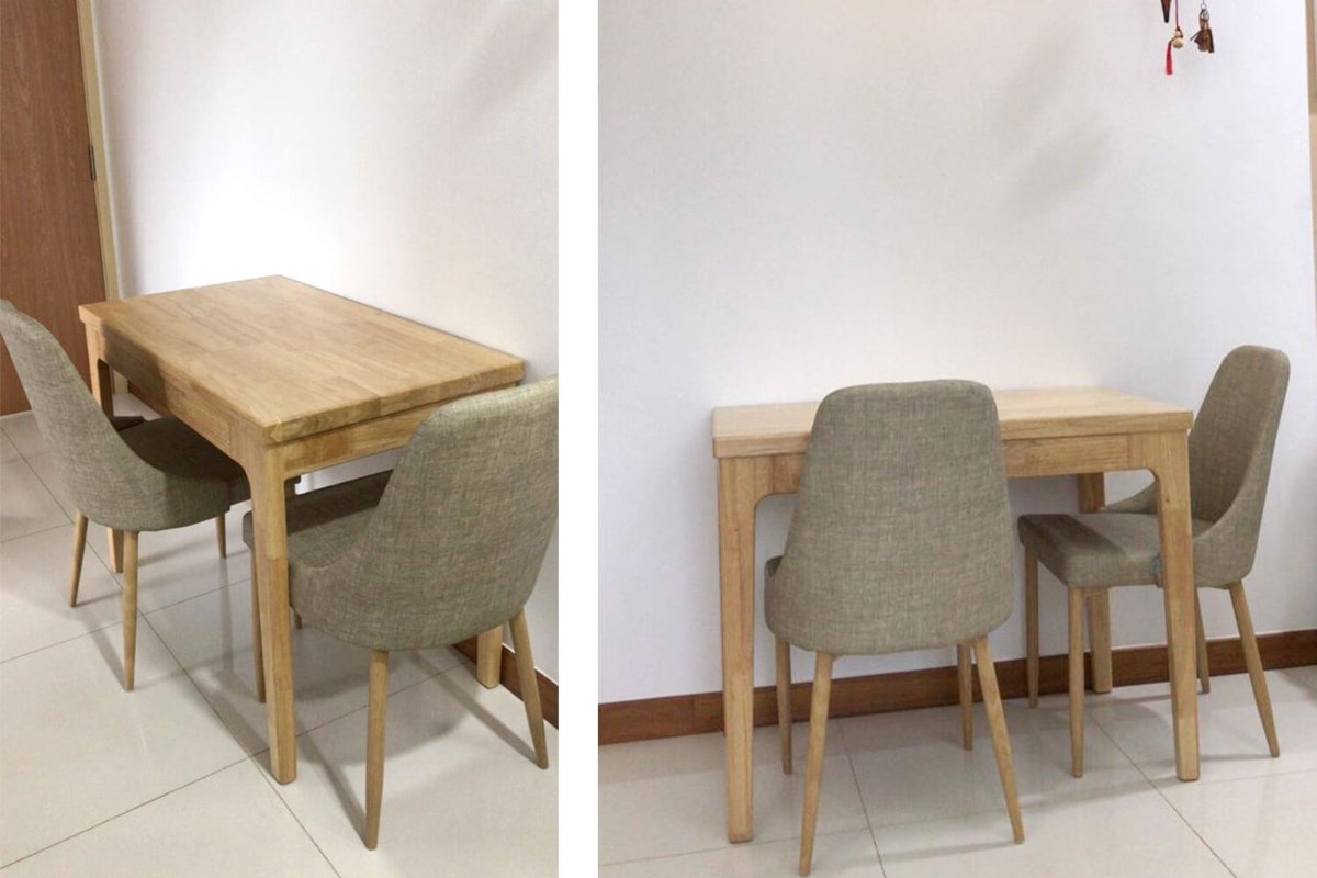 Rubberwood Dining Table - Comfort Furniture