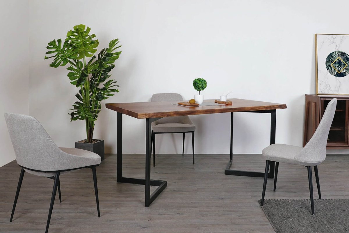 Walnut x Dart Dining Table - Comfort Furniture