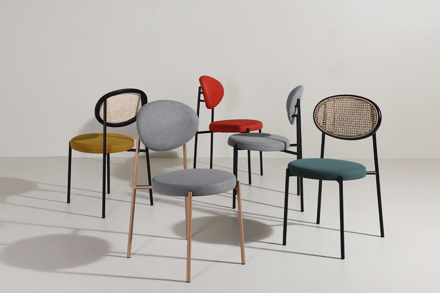 Drift Chair Fabric + Rattan - Comfort Furniture