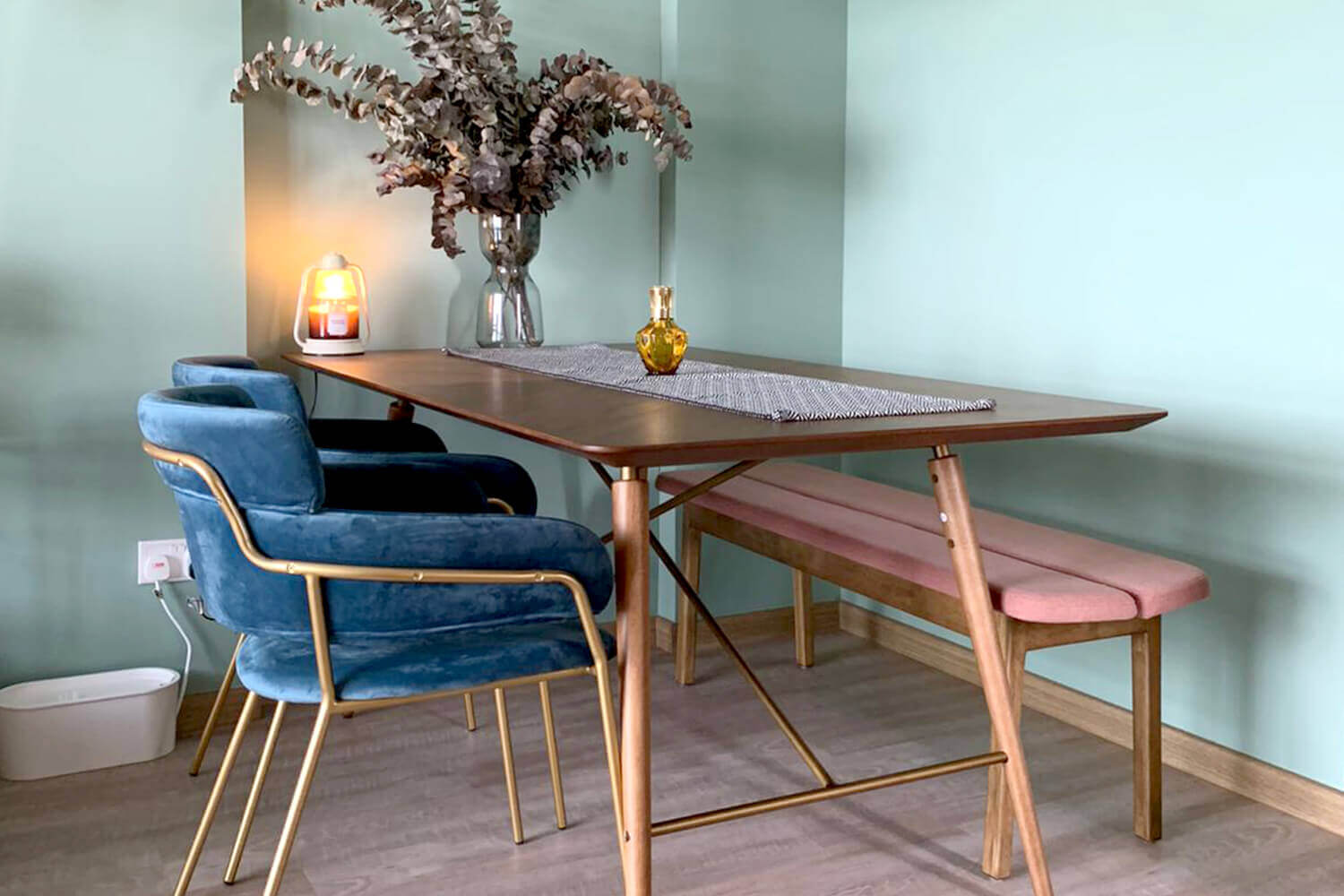 Haru Bench Fabric - Comfort Furniture