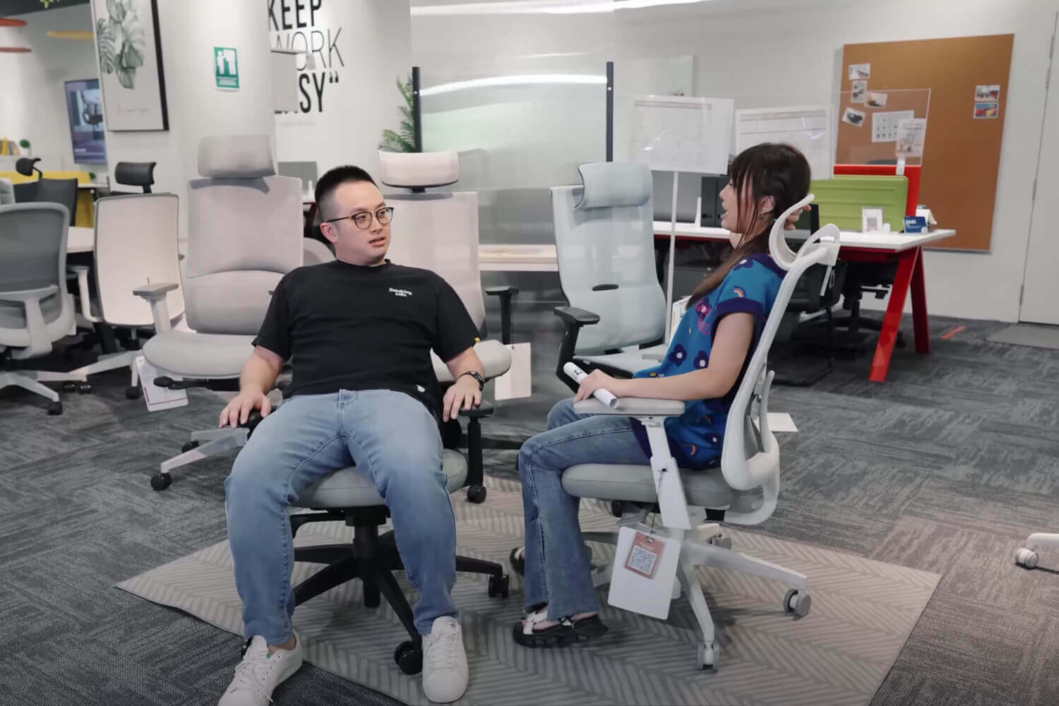 RenoKing trying out Office Chair (1) - Comfort Furniture