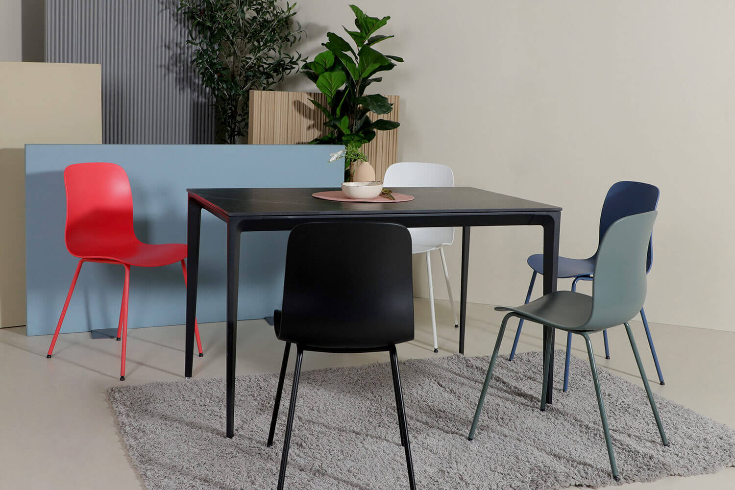 Sintered x Rishi Dining Table + Calipso Chair - Comfort Furniture