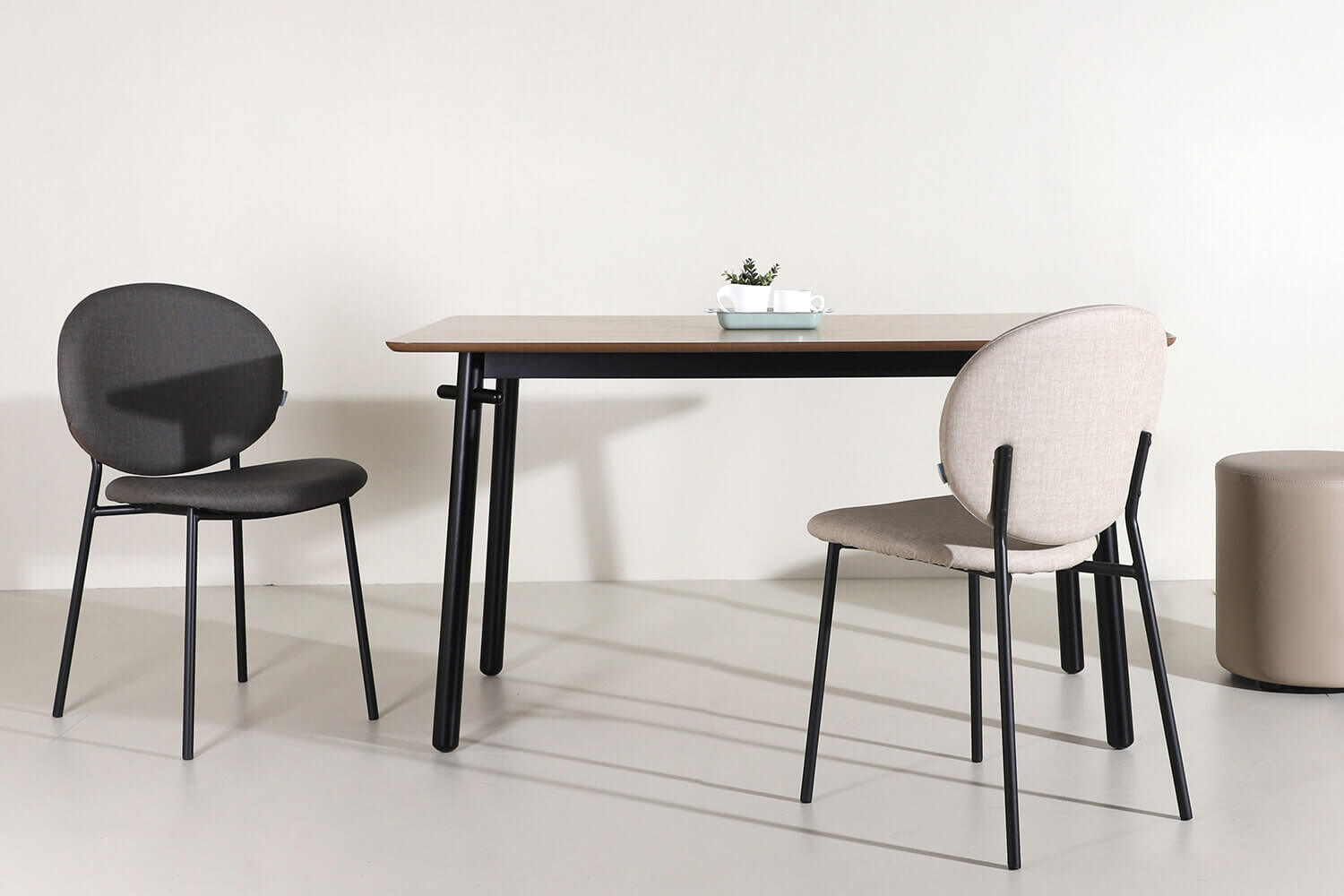 Strut Dining Table + Monique Chair - Comfort Furniture