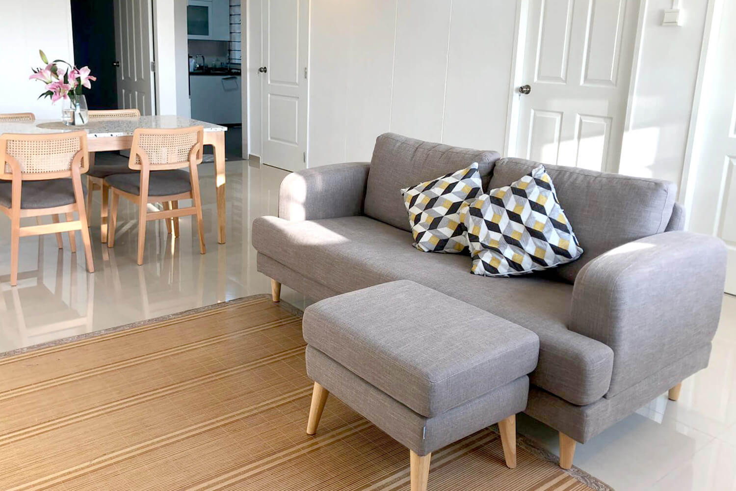 Aiden sofa Ottoman - Comfort Furniture