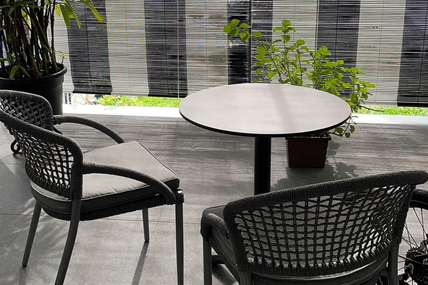 Blinds and Brenna Chair - Comfort Furniture