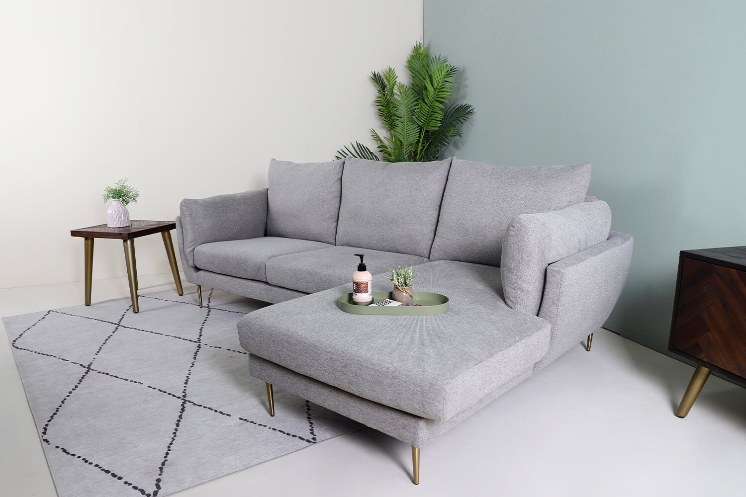 Ginette L-shaped sofa - Comfort Furniture