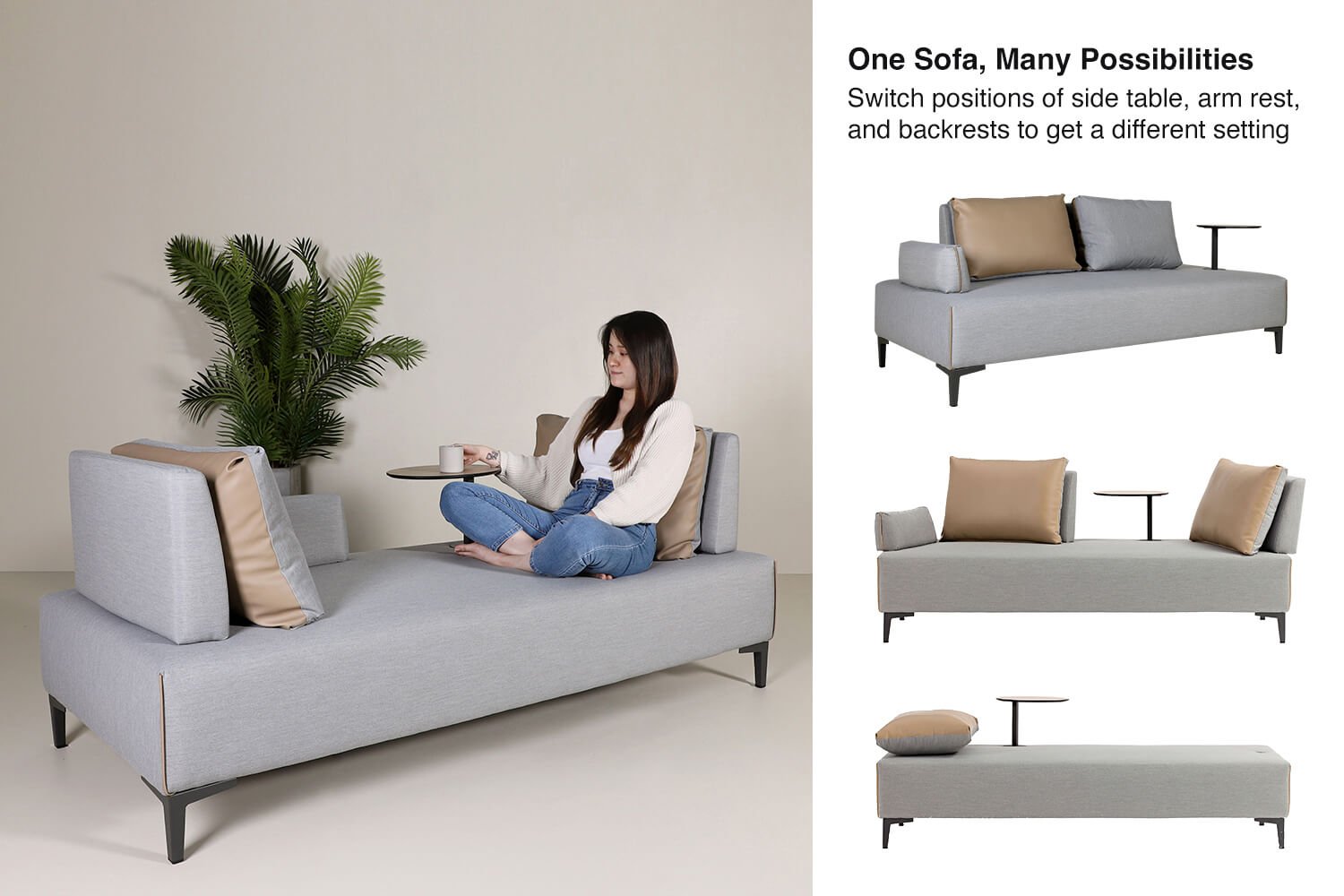 Keevah Modular Sofa - Comfort Furniture