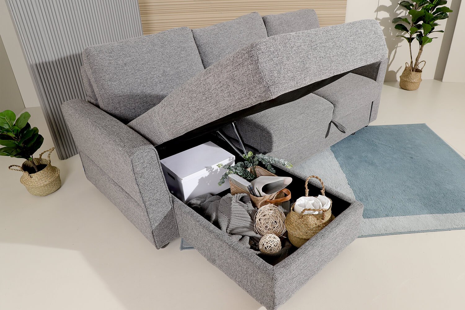 Leonard Sofa Storage - Comfort Furniture