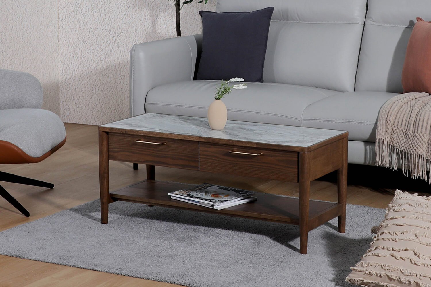 Prisca Coffee Table - Comfort Furniture