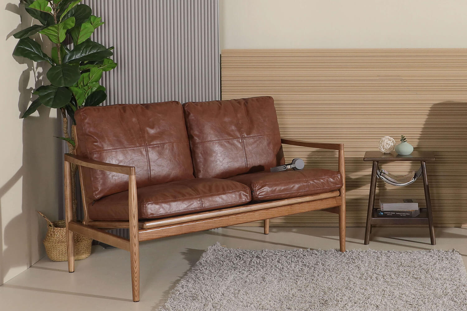 Soothe 2 seater faux leather - Comfort Furniture