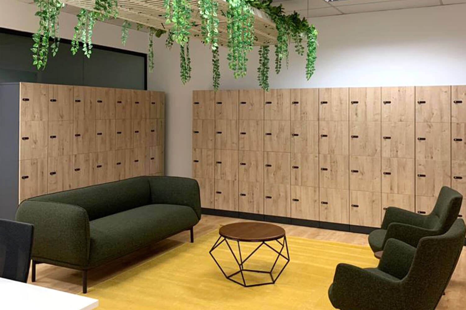 Dolt Locker Income Office with Couch - Comfort Furniture