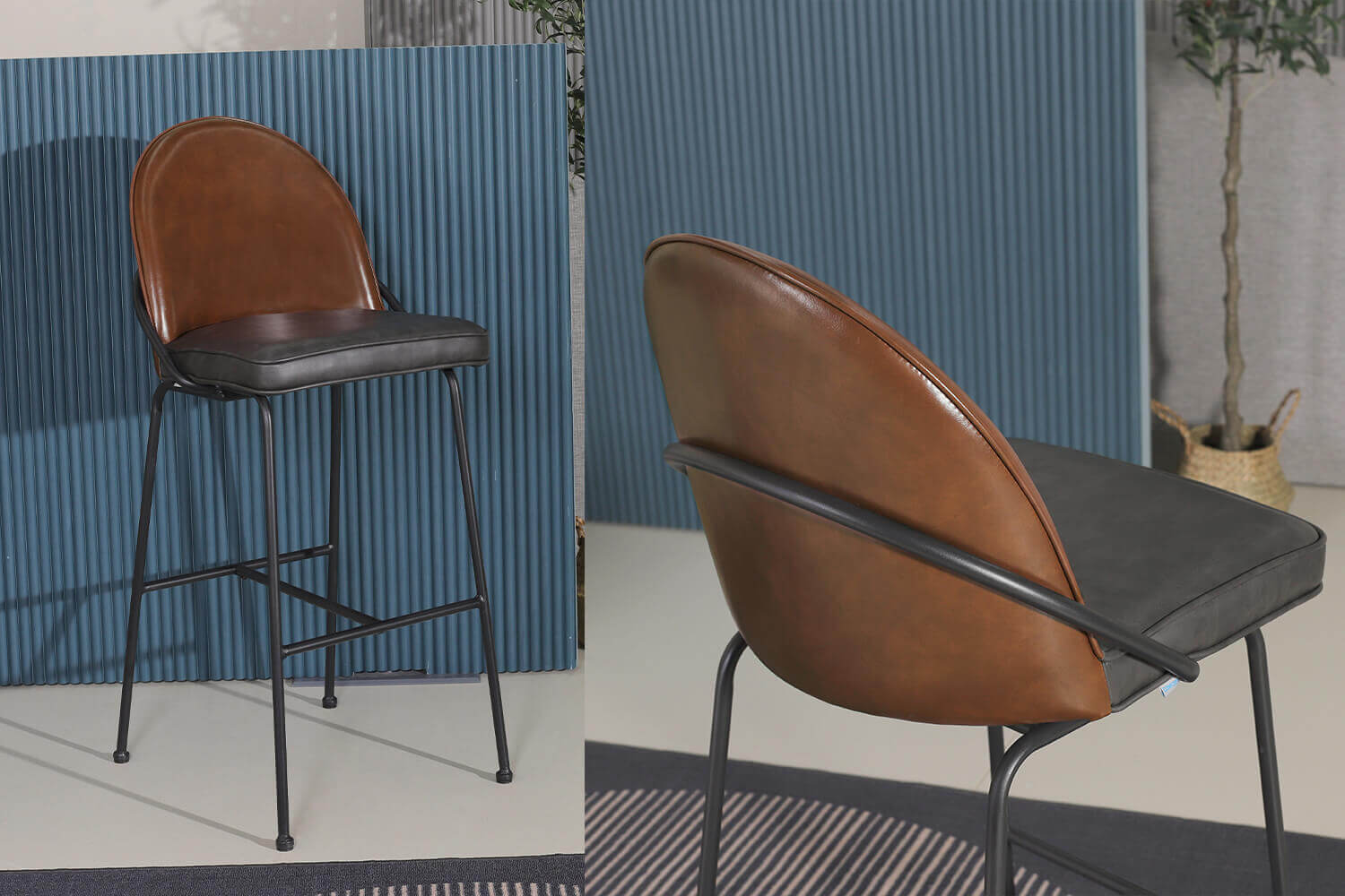 Novum Barchair Faux leather - Comfort Furniture