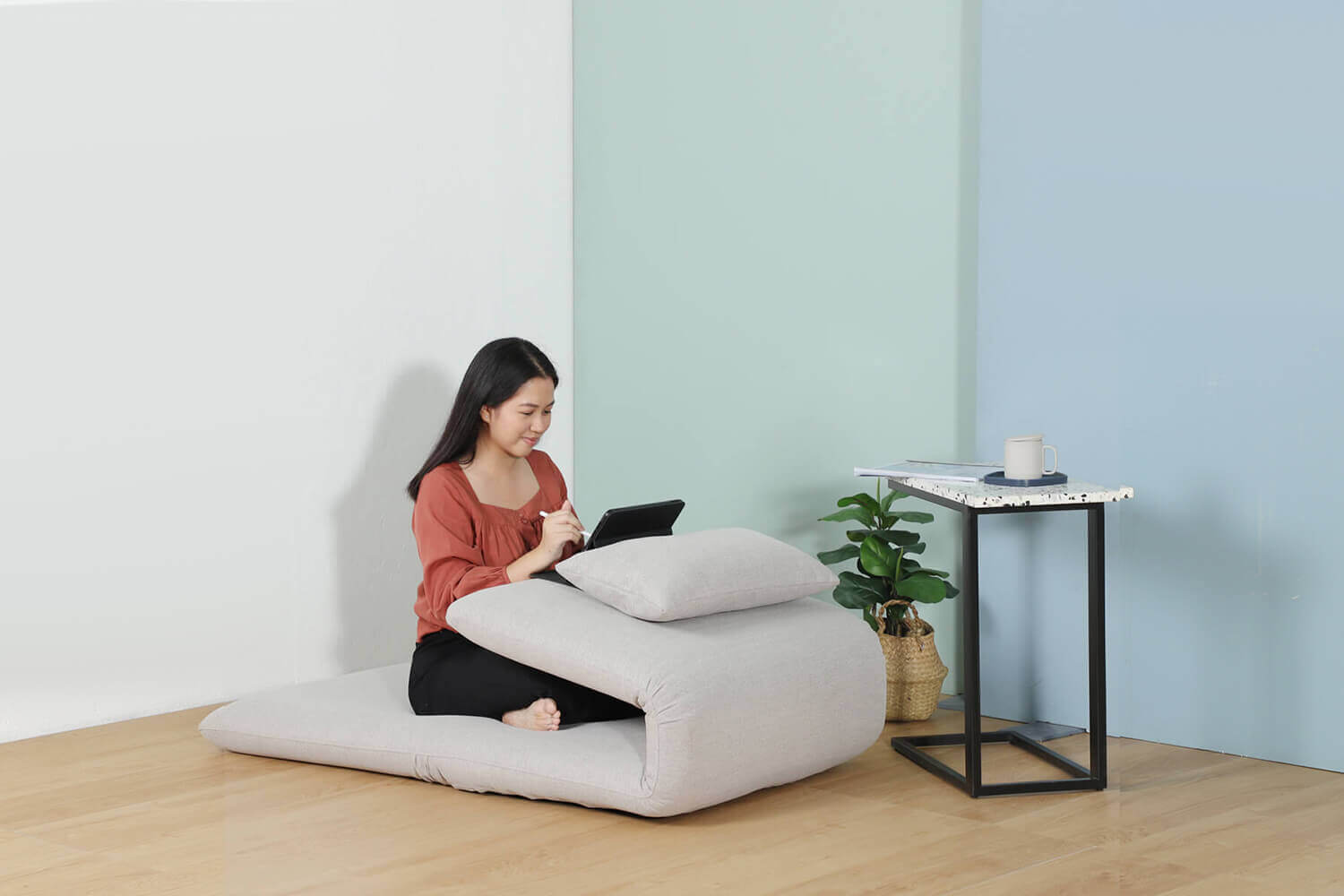 Plopped Sofa Bed Tablet Use - Comfort Furniture